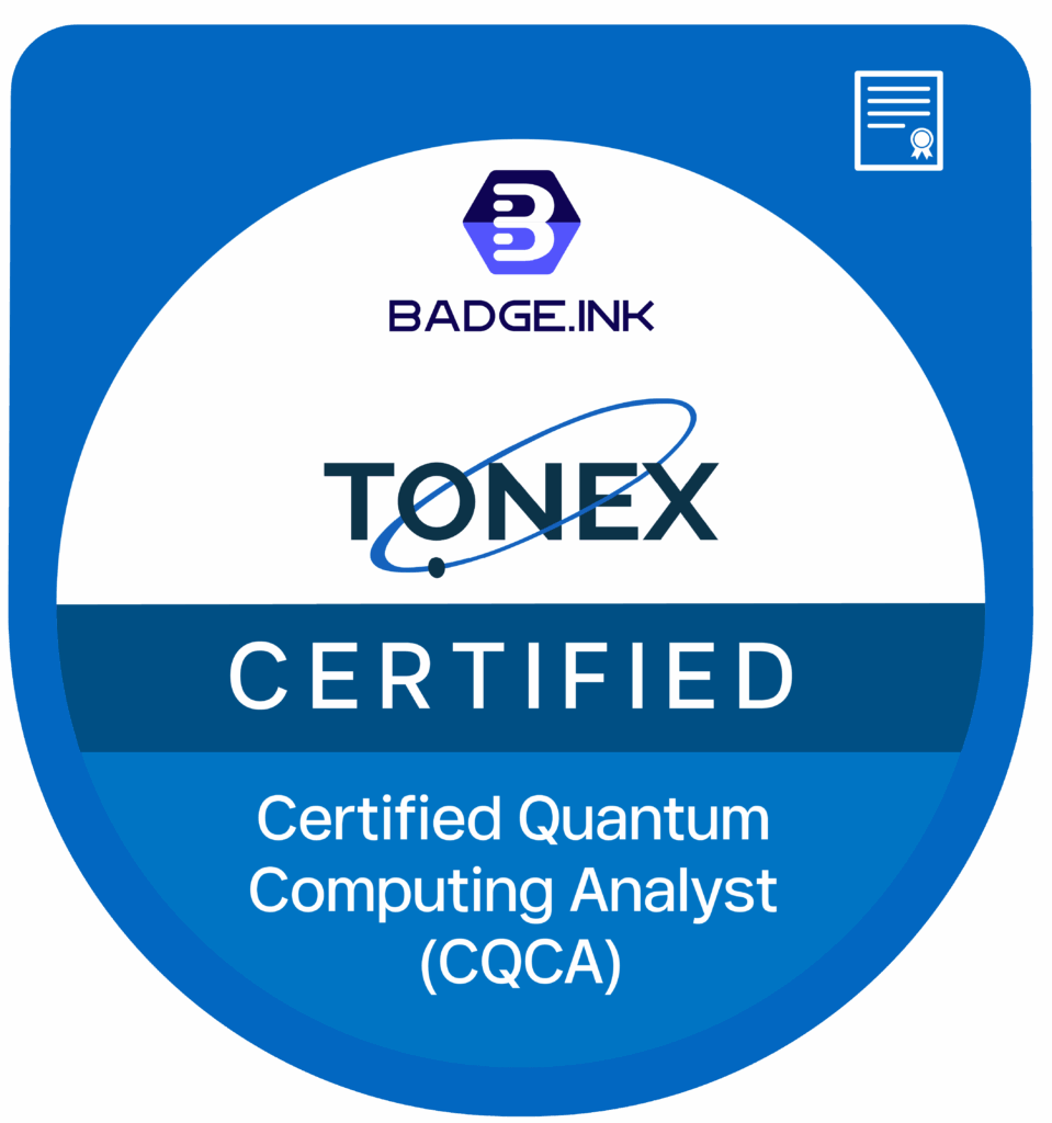Certified Quantum Computing Analyst (CQCA) – Badge Ink